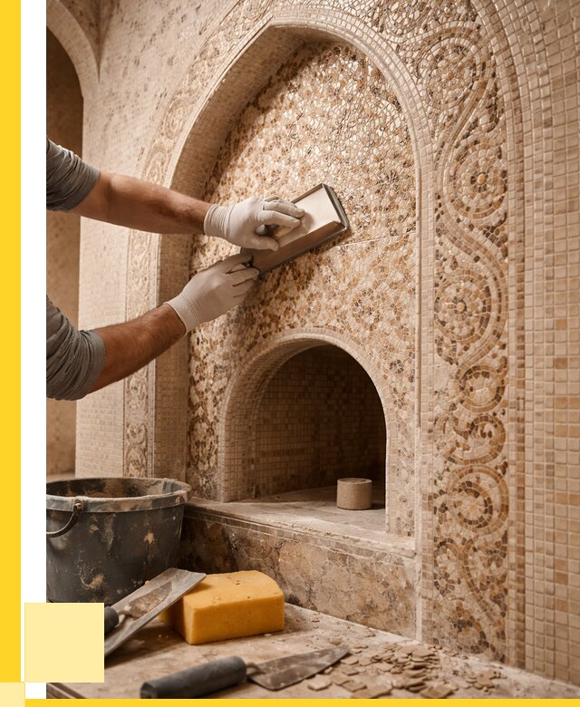 Мозаика для хамама в Мысках под ключ от 5072 р. | ЭриданМси